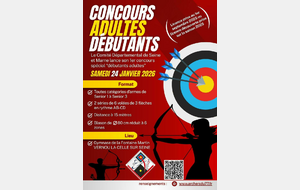 CONCOURS ADULTES DEBUTANTS 24/01/2025 VERNON LA CELLE SUR SEINE